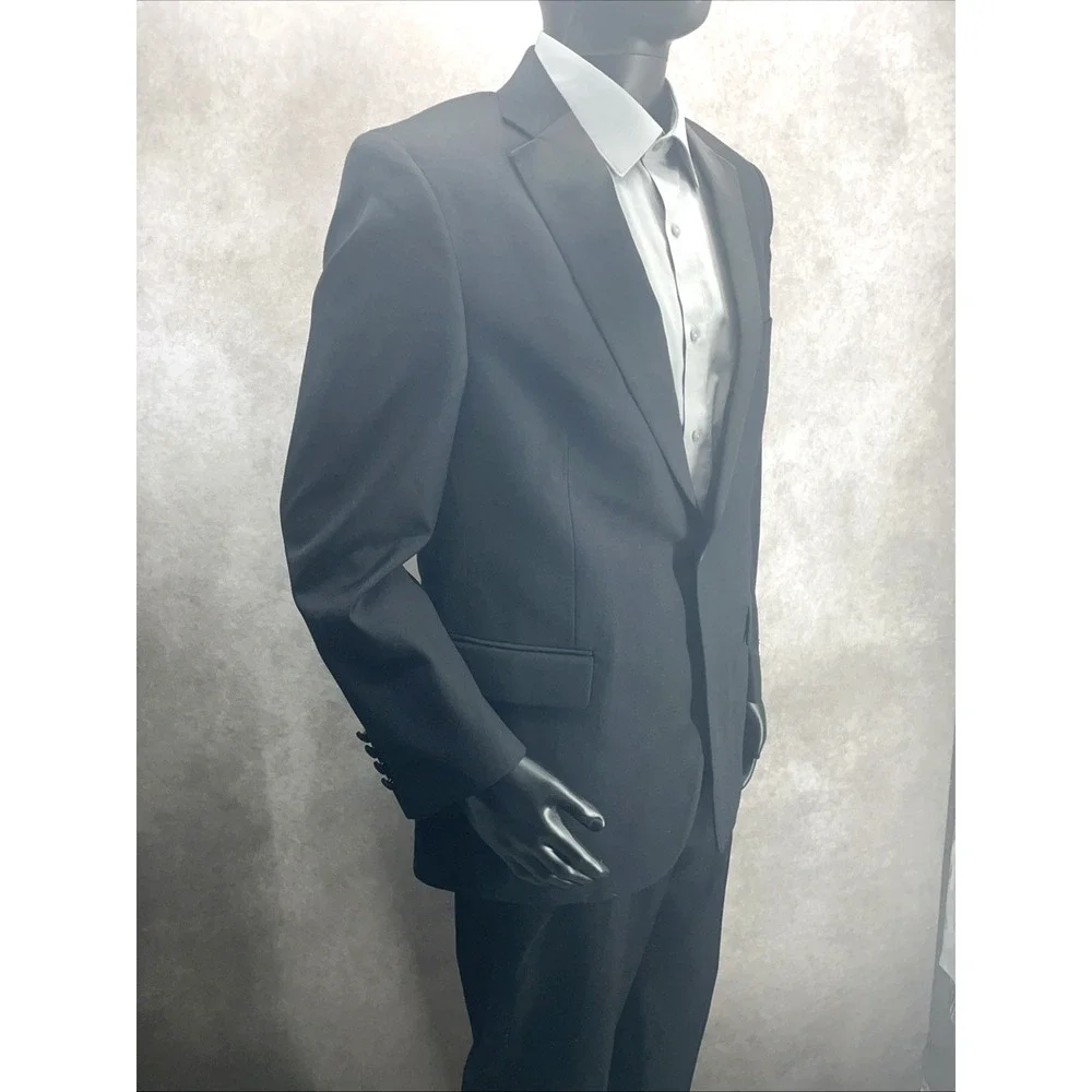 NWT Jos A Bank 1905 Black 1-Btn Notch Tuxedo Dinner Jacket Tailored Fit 42R $400